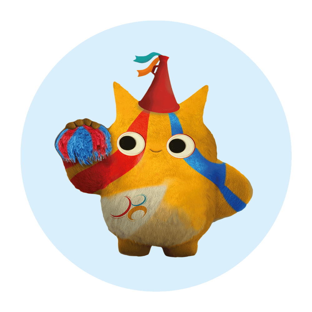 第八屆全港運動會吉祥物啦啦仔_高瑞品牌